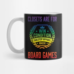 Closets are for Board Games Mug